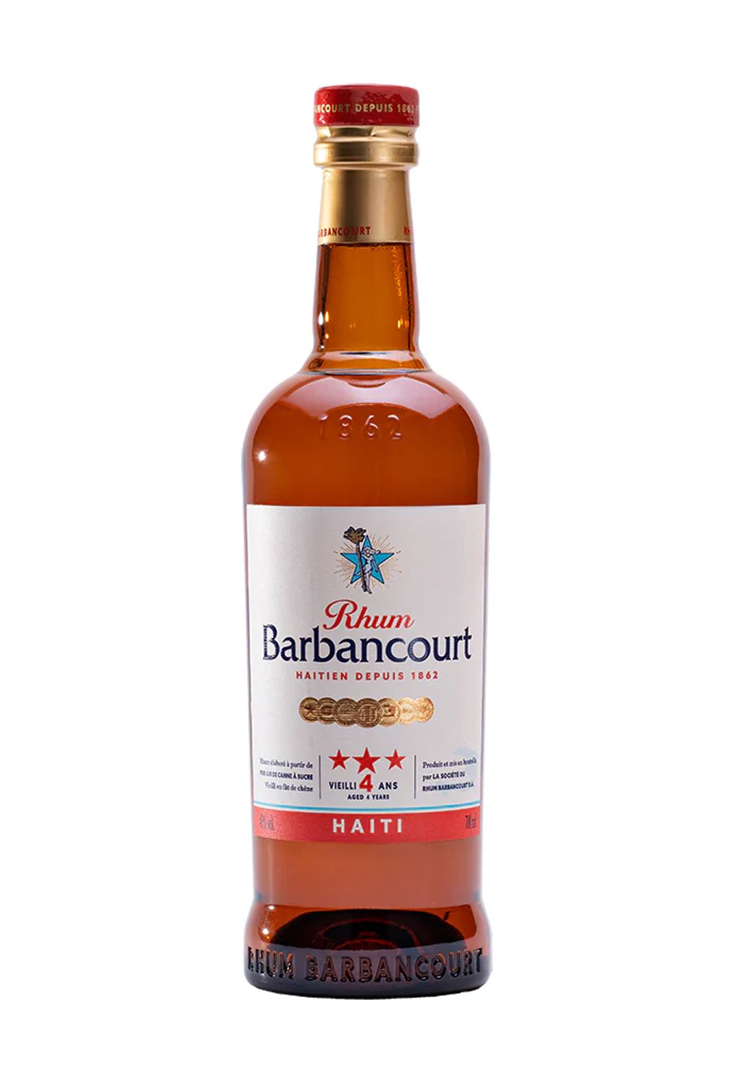 Barbancourt Rum 4yrs, 3 stars 40% 700ml