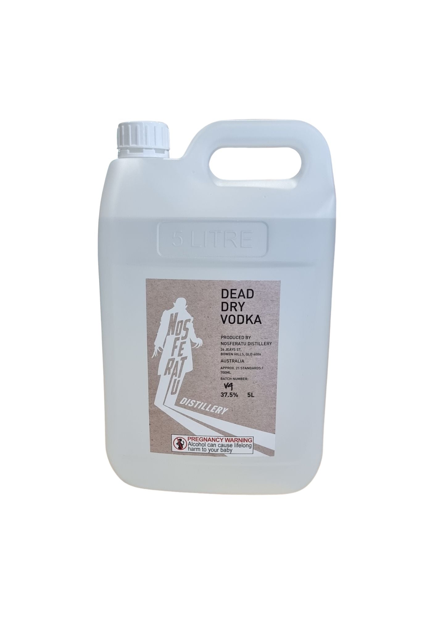 Nosferatu Dead Dry Vodka 5 Litre Drum