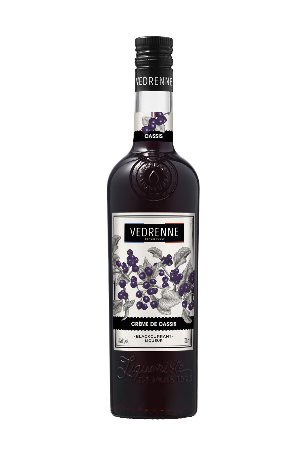 Vedrenne Creme de Cassis (Blackcurrant liqueur) 16% 700ml
