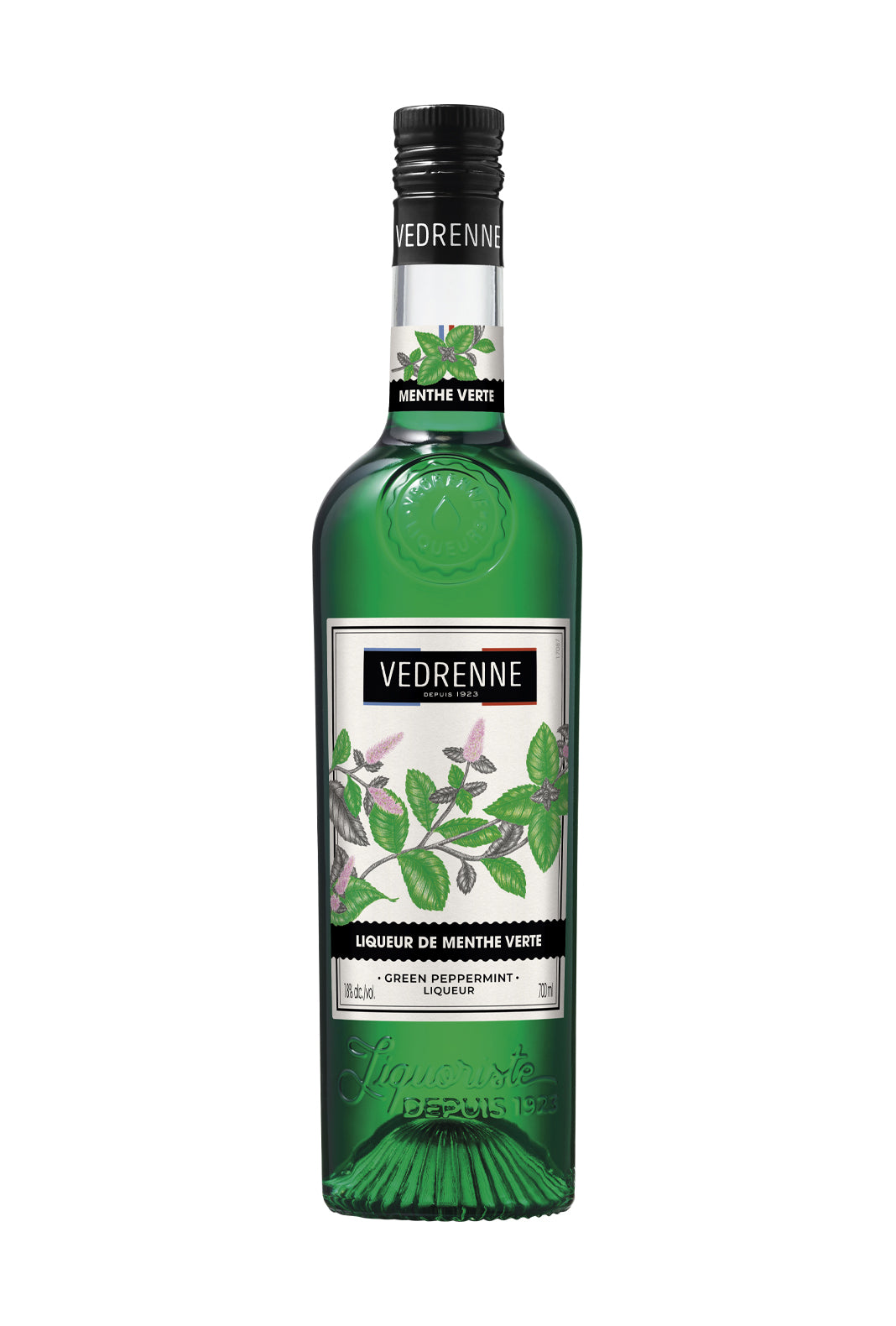 Vedrenne Liqueur de Menthe Verte (Green Mint) 18% 700ml