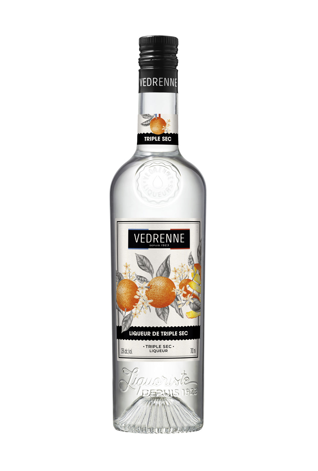 Vedrenne Liqueur Triple Sec (White Curacao) ABV 25% 700ml