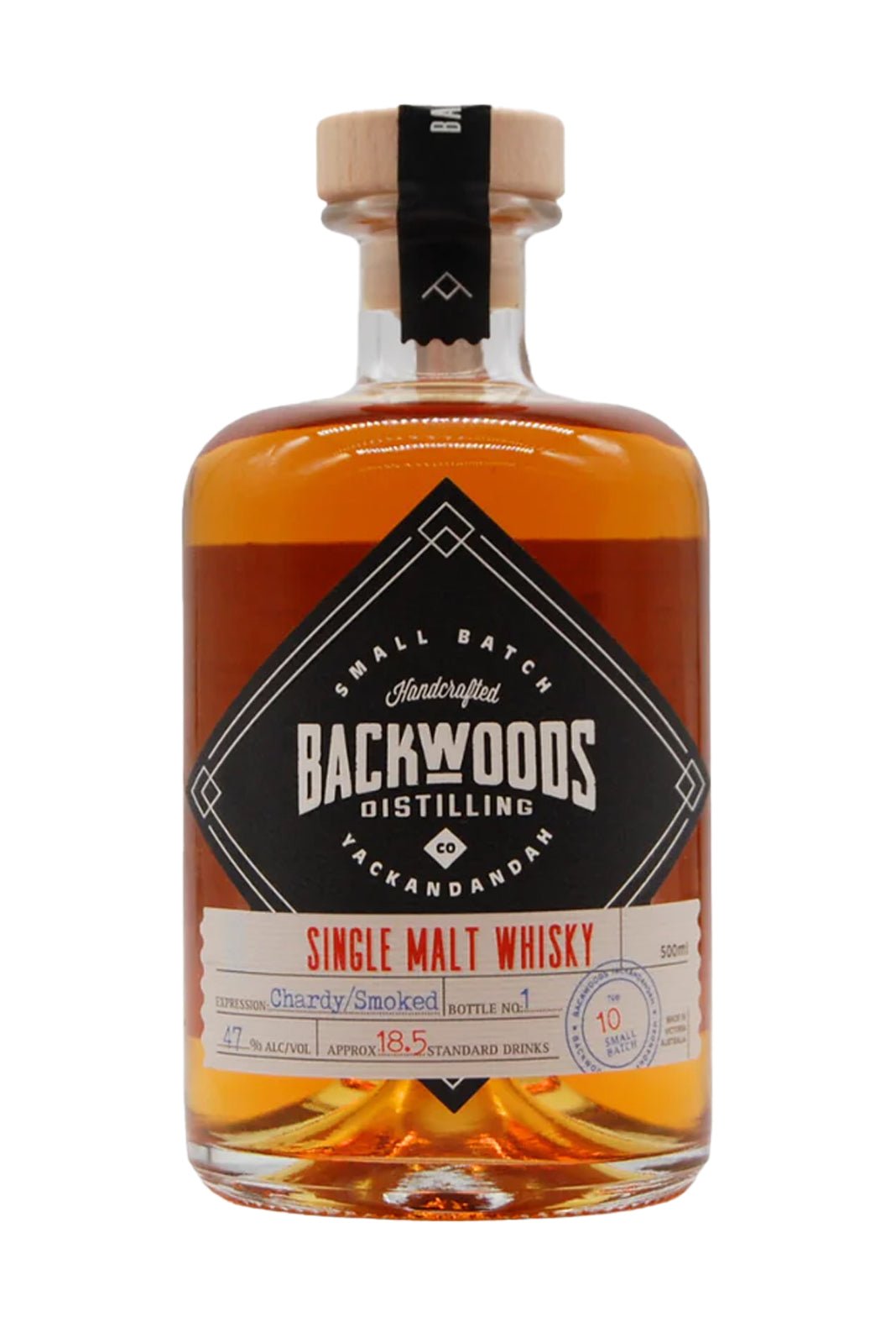 Backwoods Single Malt Batch 10 Chardonnay/smoked 47% 500ml