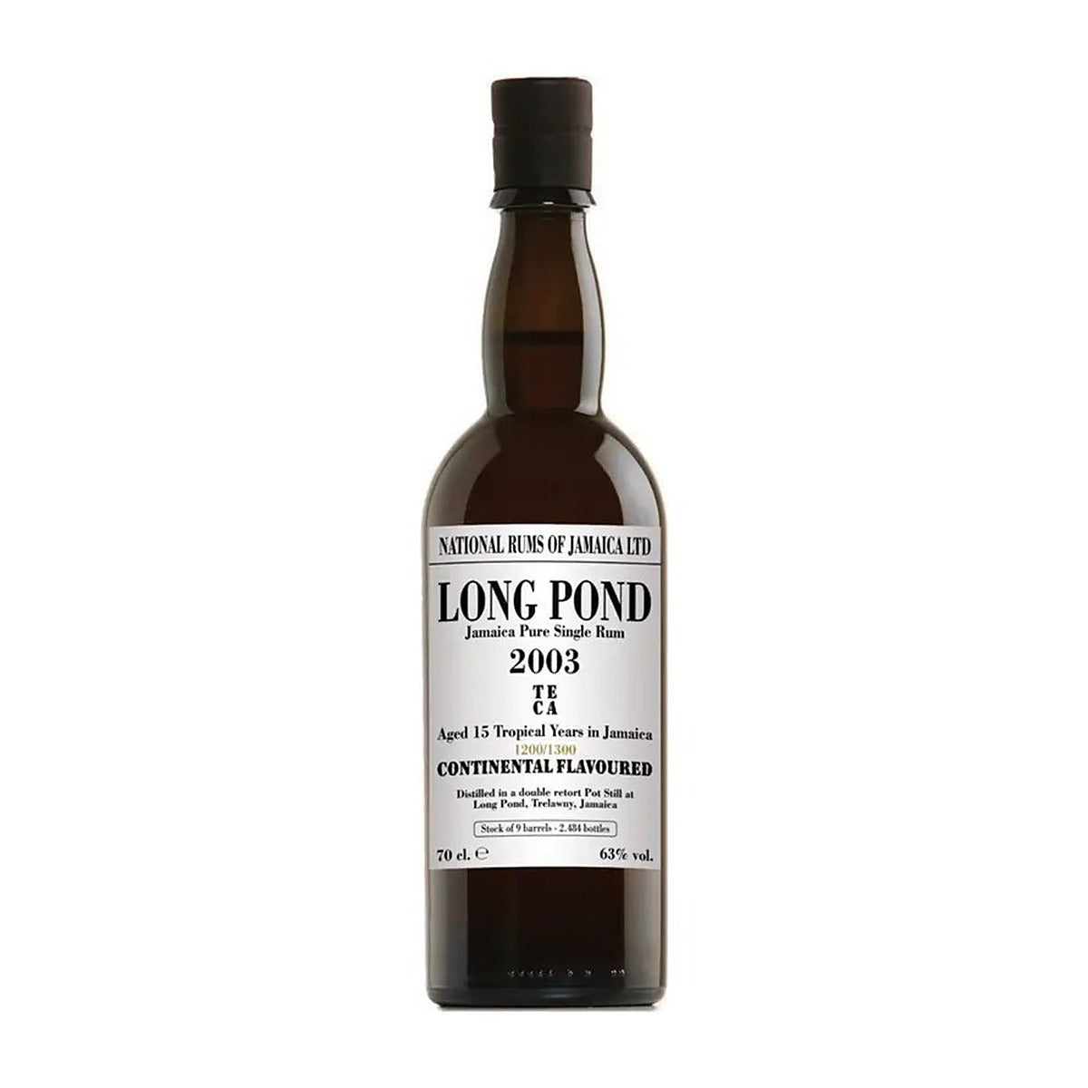 Long Pond 15 Year 2003 TECA Jamaican Rum 63% 700ml