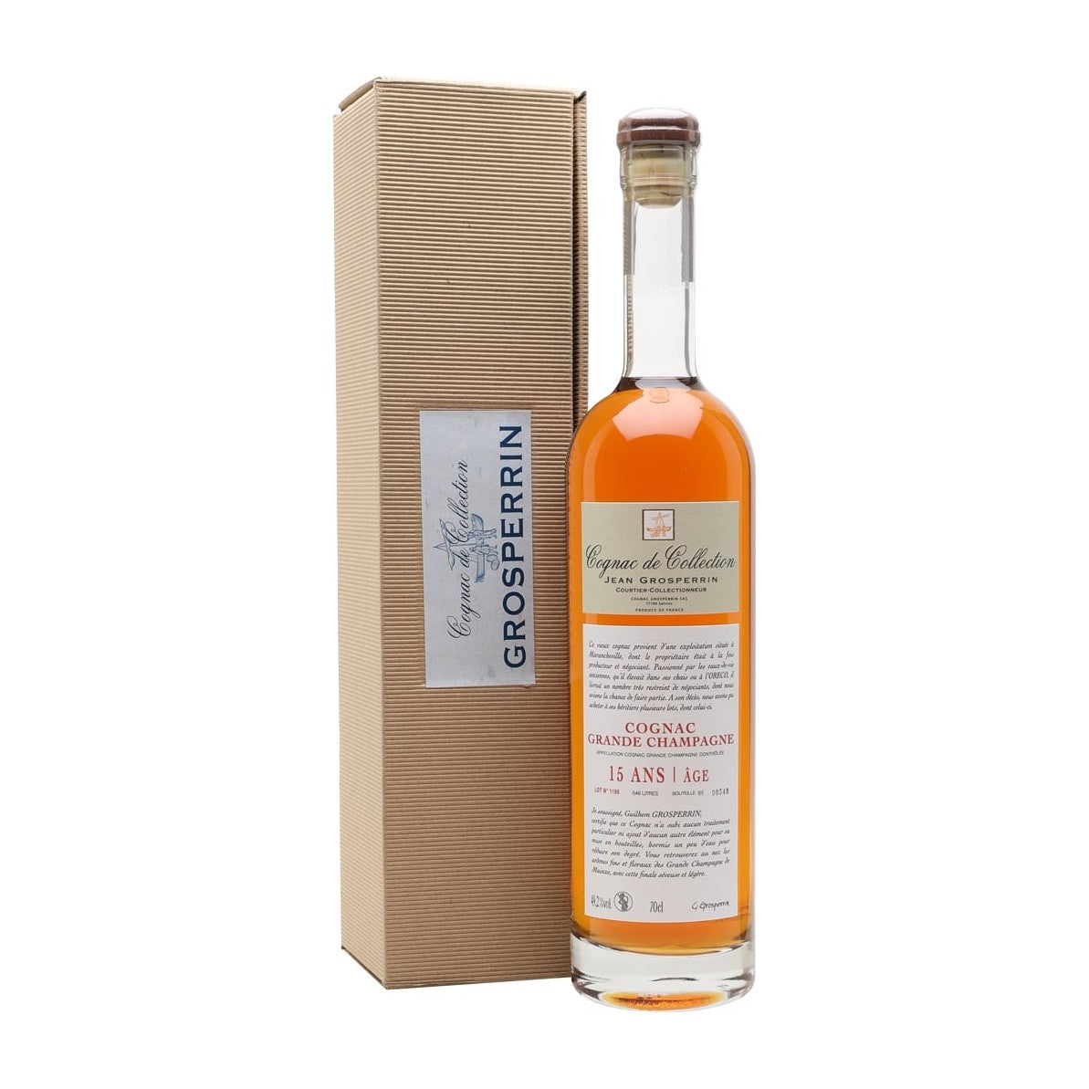 Grosperrin 15 Year Grande Champagne Cognac 49.2% 700ml