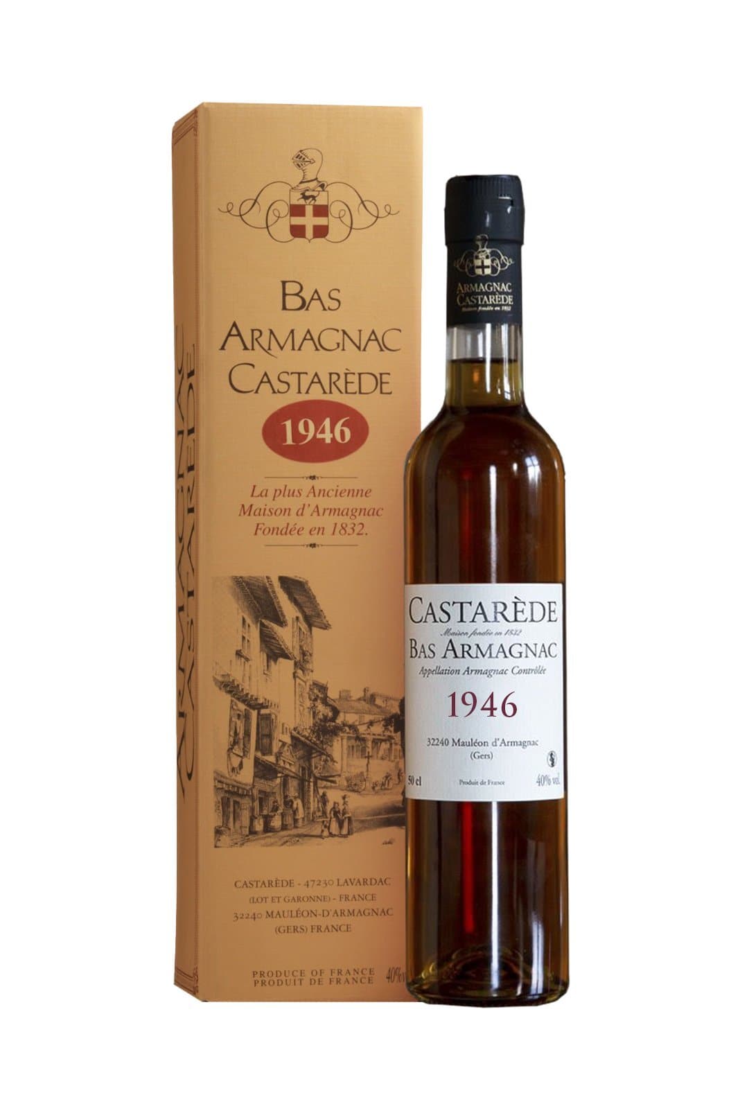 Castarede Armagnac 1946 500ml 40%