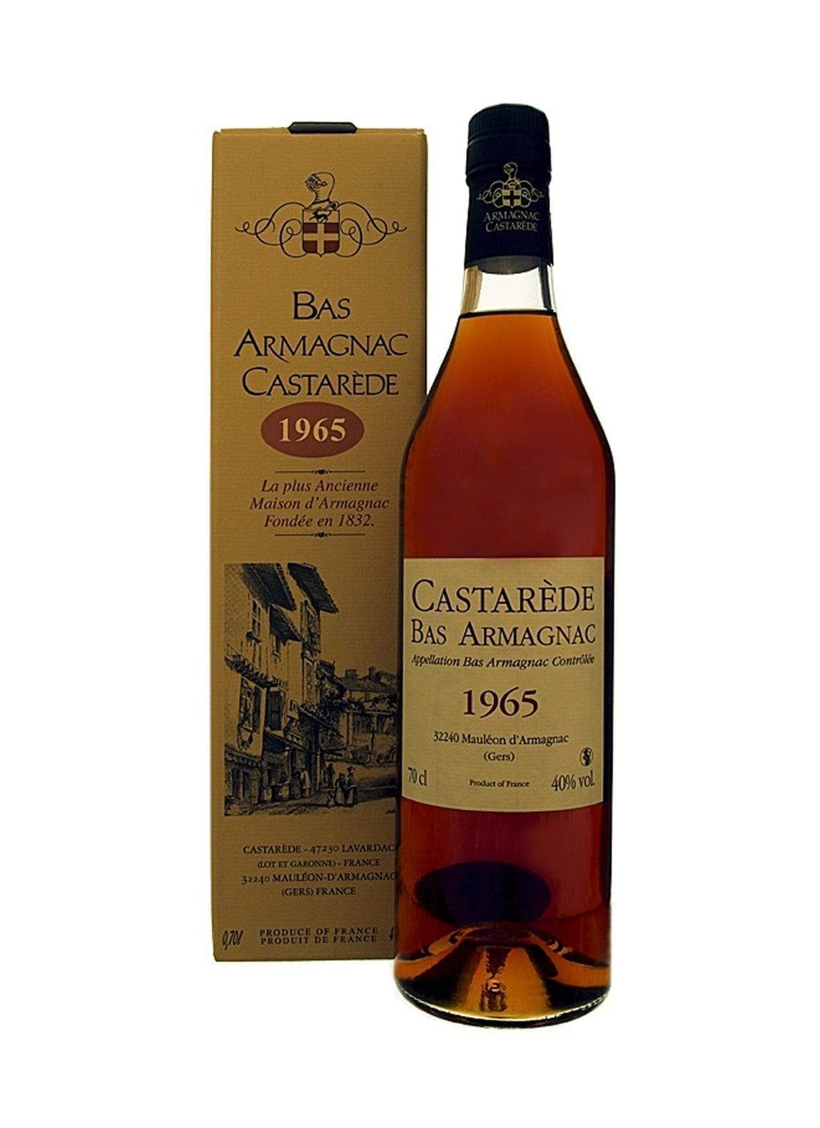 Castarede Armagnac GBA 1965 40% 700ml