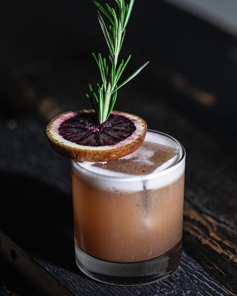 Blood Orange & Oak Whiskey Sour