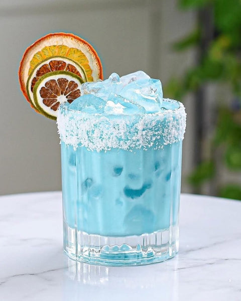 Pacific Blue-Moon Coconut Margarita