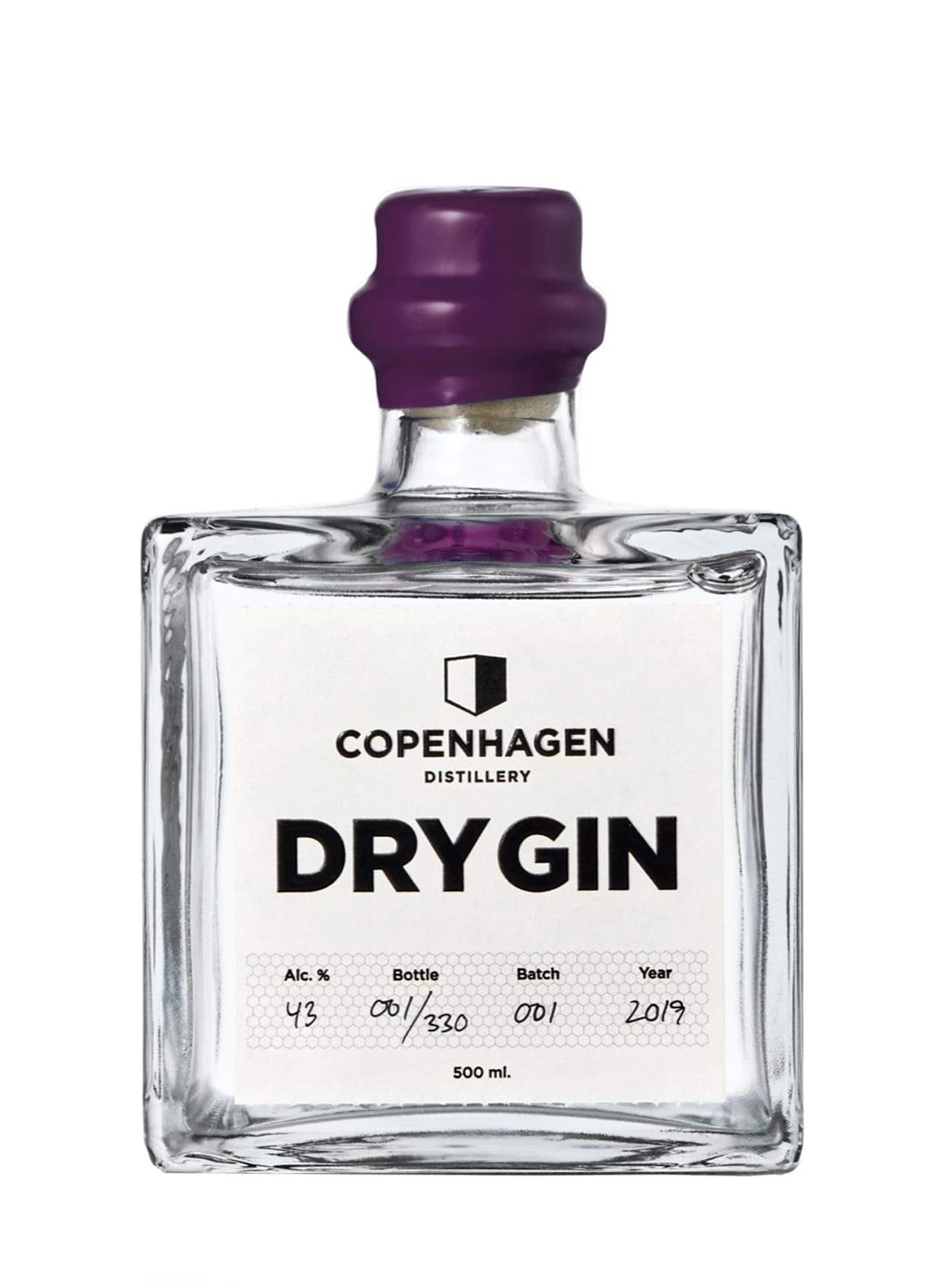 Dry Organic Gin Copenhagen 43% 500ml