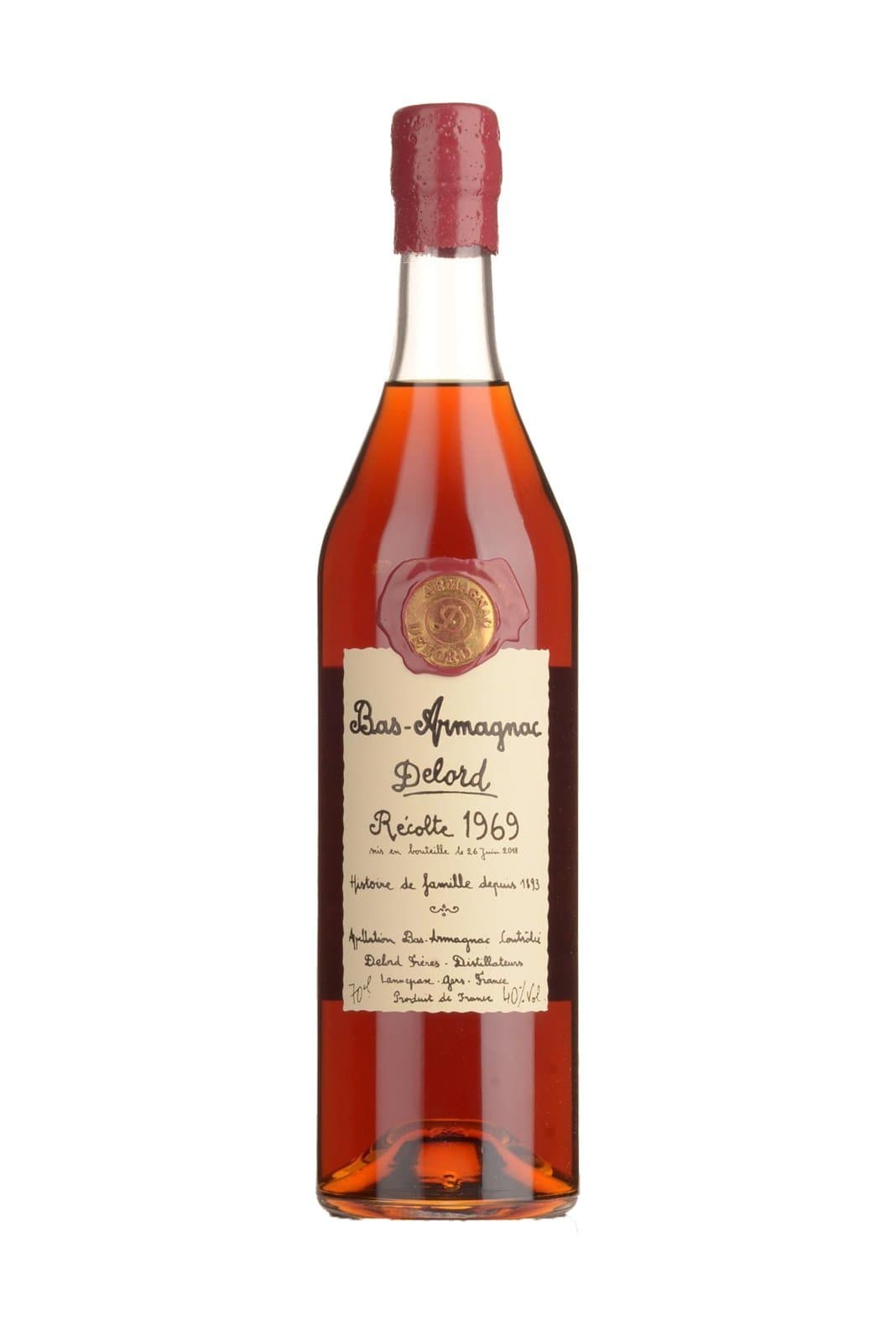 Delord 1969 Bas Armagnac 40% 700ml BOX