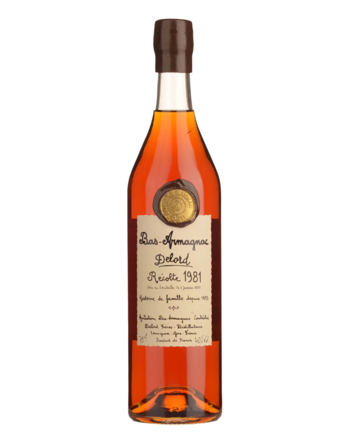 1981 Delord Bas Armagnac 40% 700ml