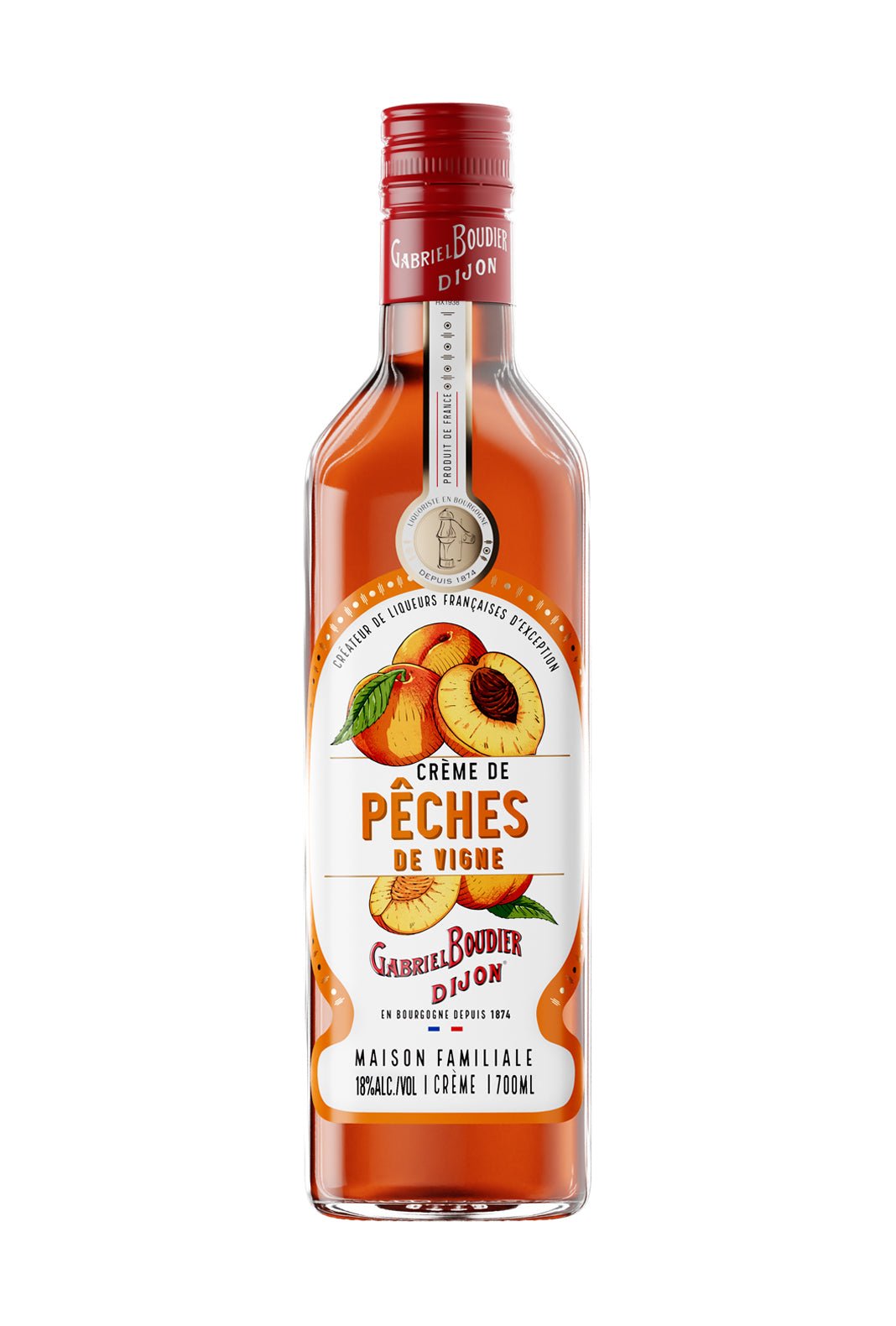 Gabriel Boudier Peach Liqueur (Crème de Peche) 18% 700ml