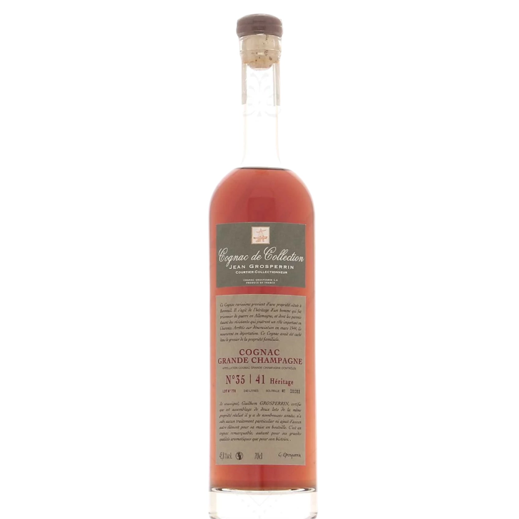 Grosperrin Cognac No 35-41 Grande Champagne Héritage 45.8% 700ml