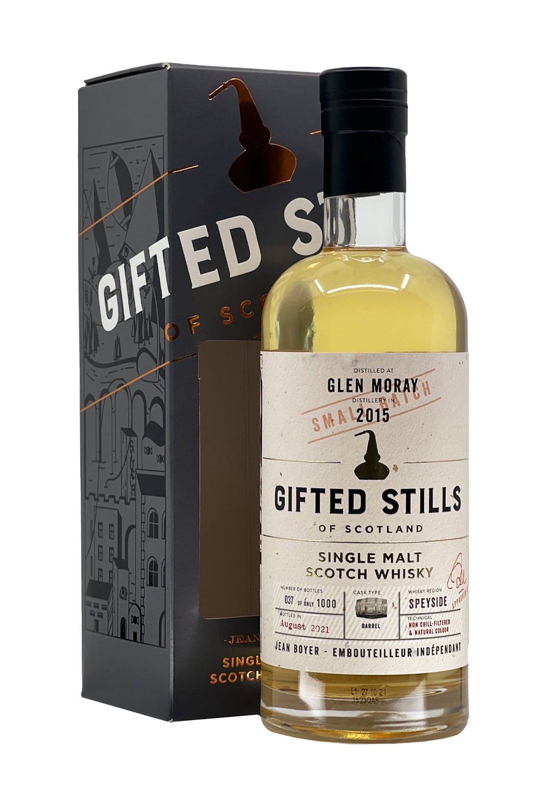 GLEN MORAY 2015 Scotch J Boyer 43% 700ml
