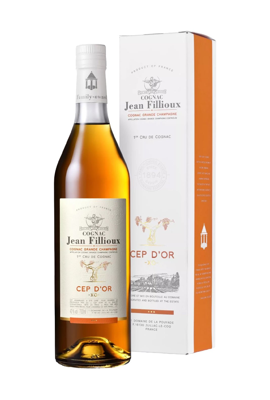 Fillioux Cognac GC XO 13-15yrs Cep d'Or 40% 700ml