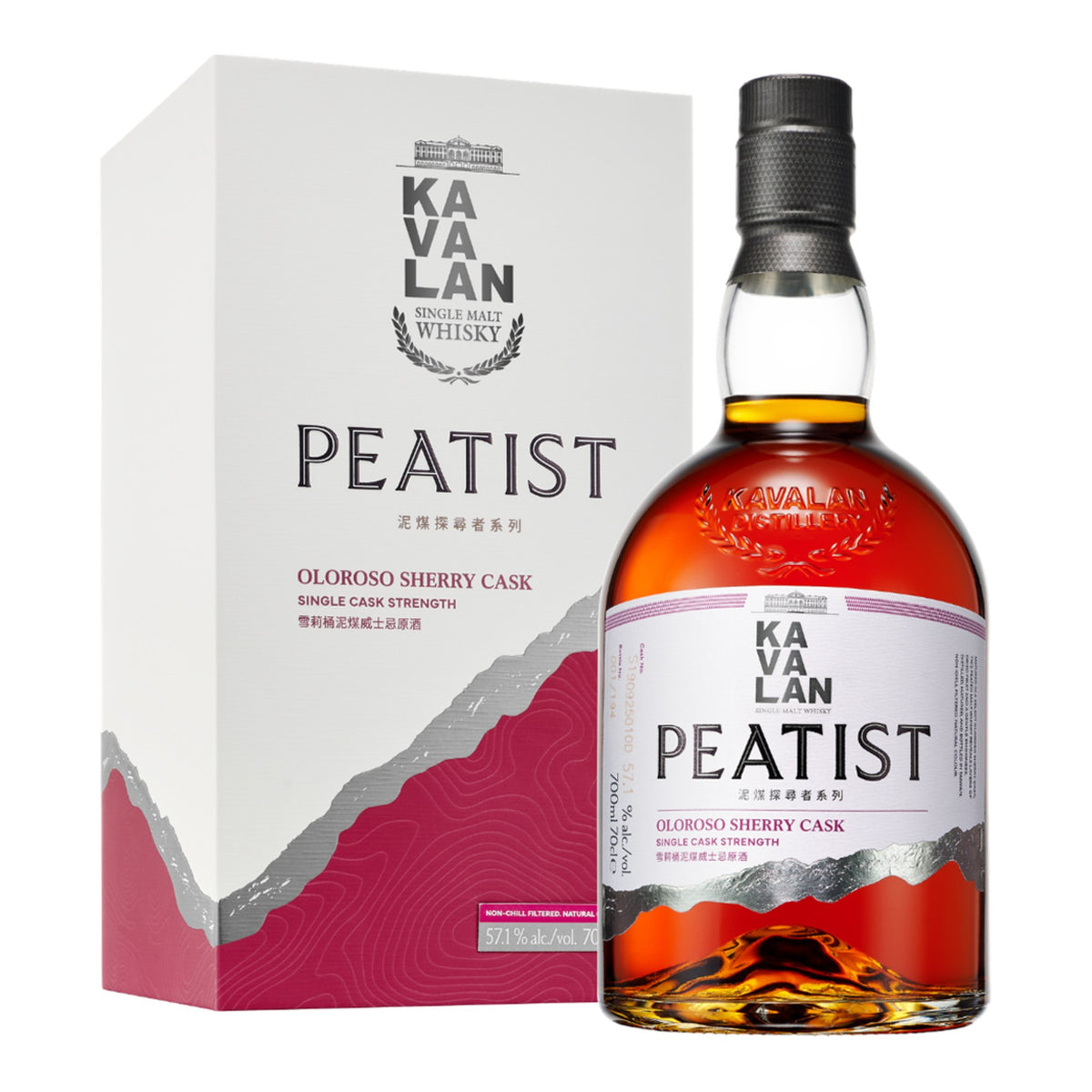 Kavalan Peatist Oloroso bottle and box