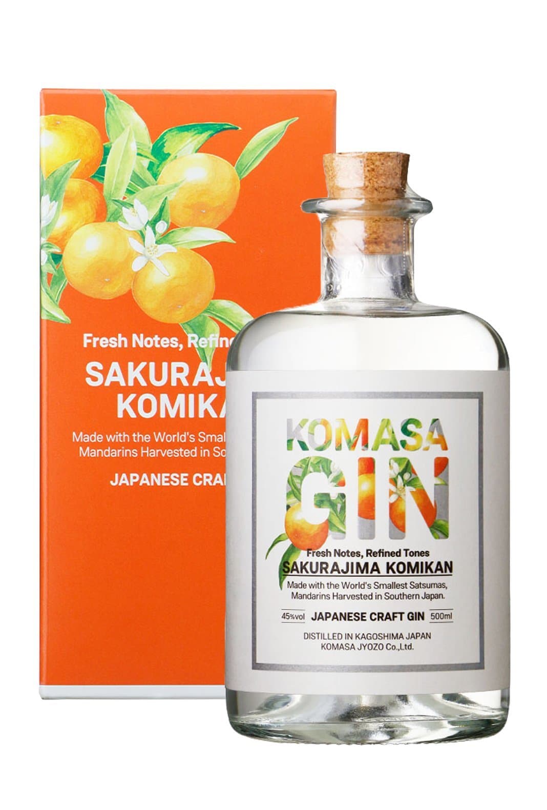 Gin Komasa Komikan Japanese 40% 500ml