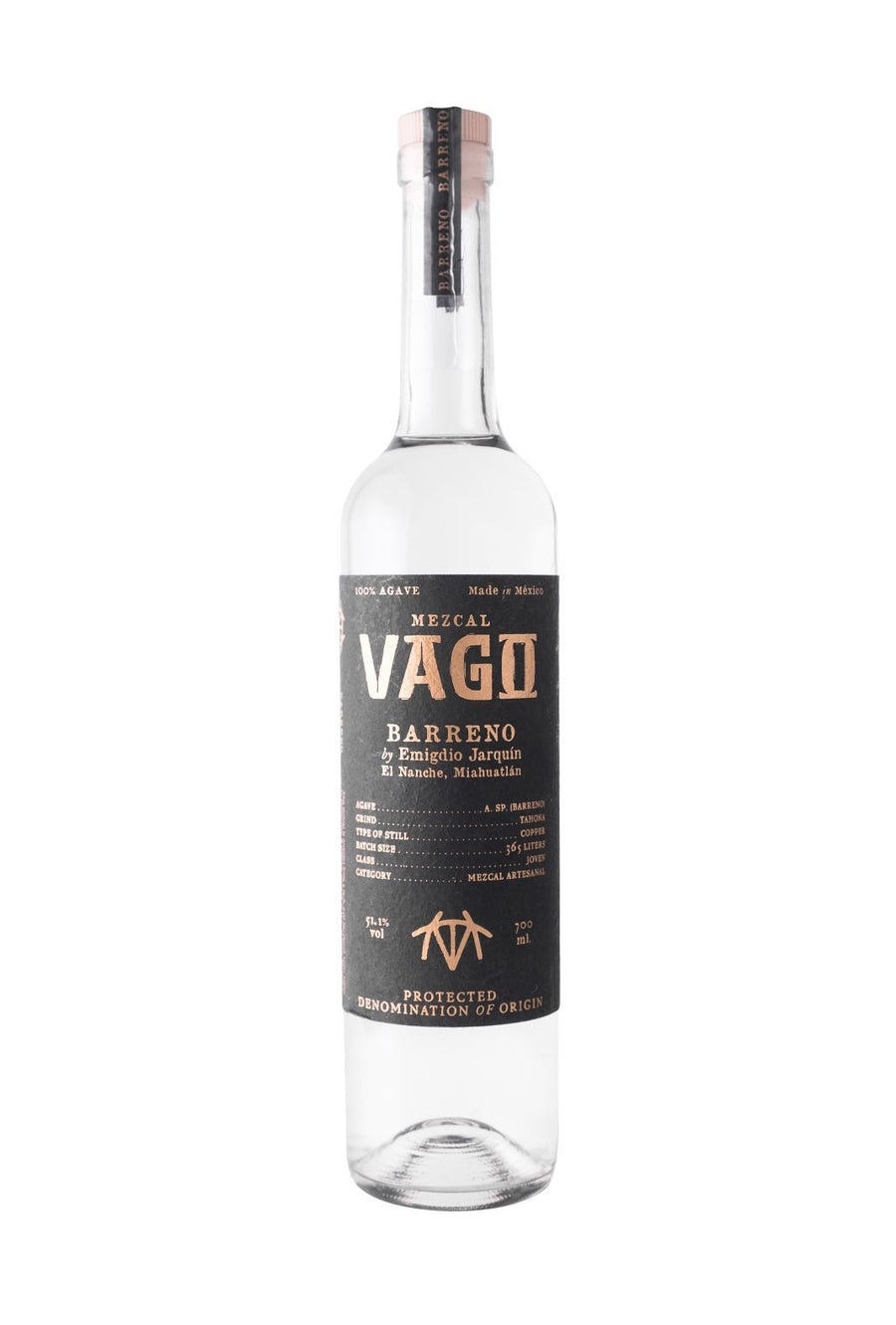 Mezcal Vago Barreno Jarquin 51.1% 700ml