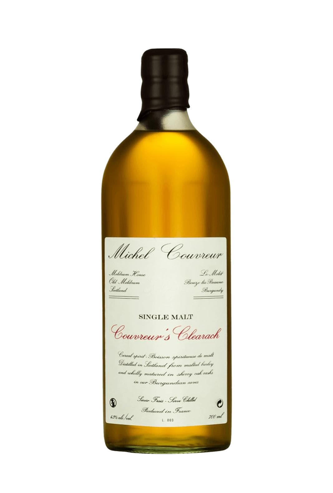 Couvreur Whisky Clearach 43% 700ml