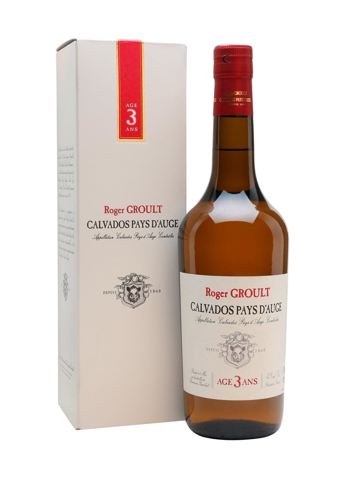 Roger Groult Calvados 3yrs Pays d'Auge 40% 700ml