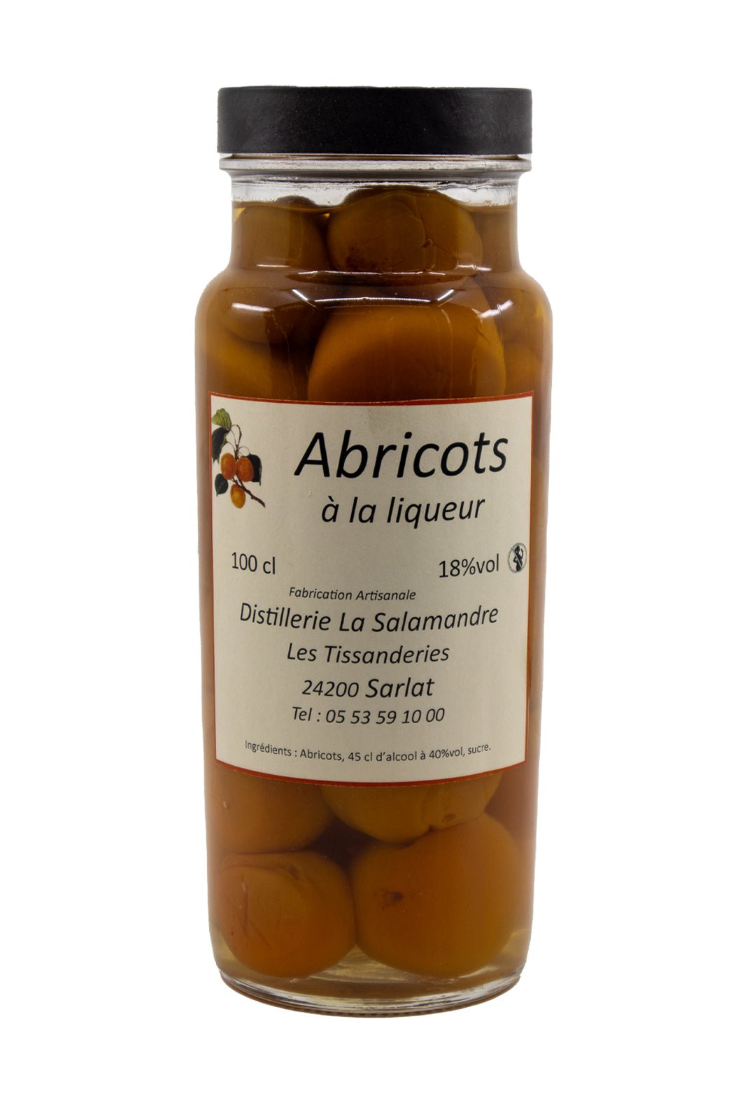 Salamandre Fruit in Liqueur Abricots (Apricots) 18% 1000ml