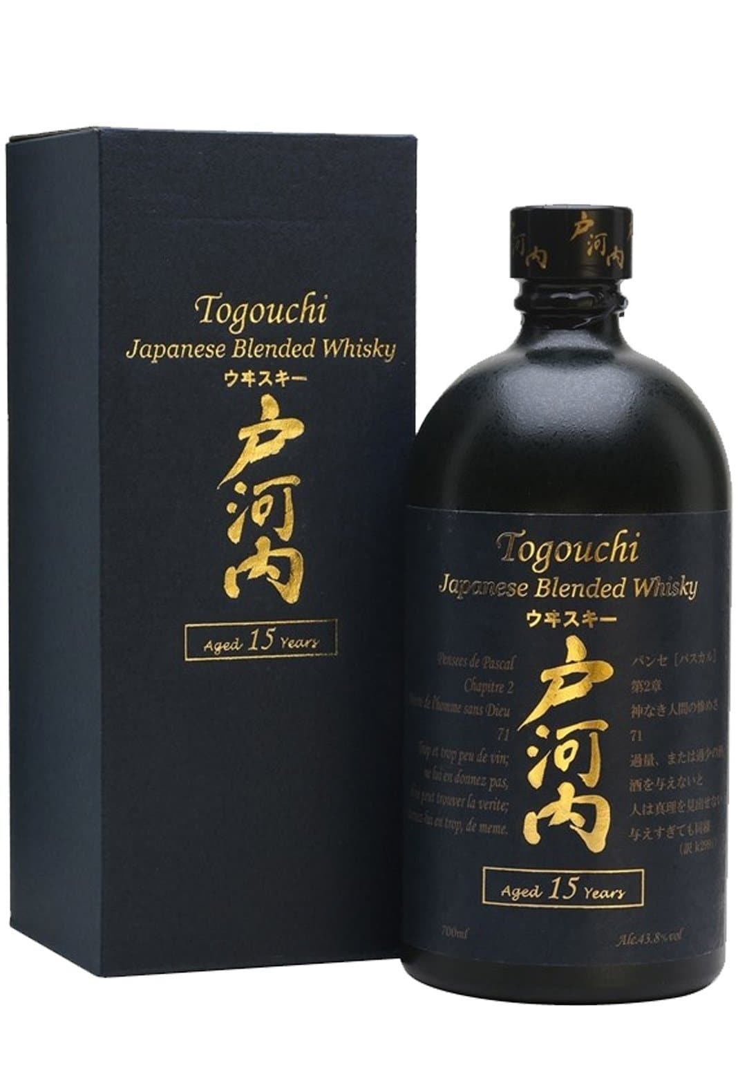 WDM Togouchi Whisky 15 Yrs old 700ml-43.8%