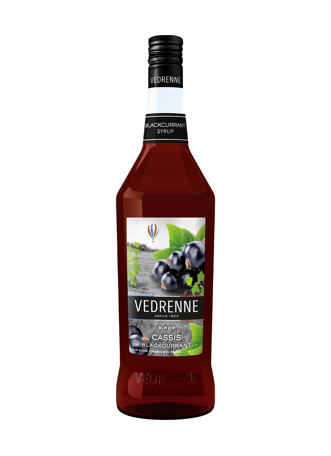 Blackcurrant Syrup VEDRENNE 1000ml