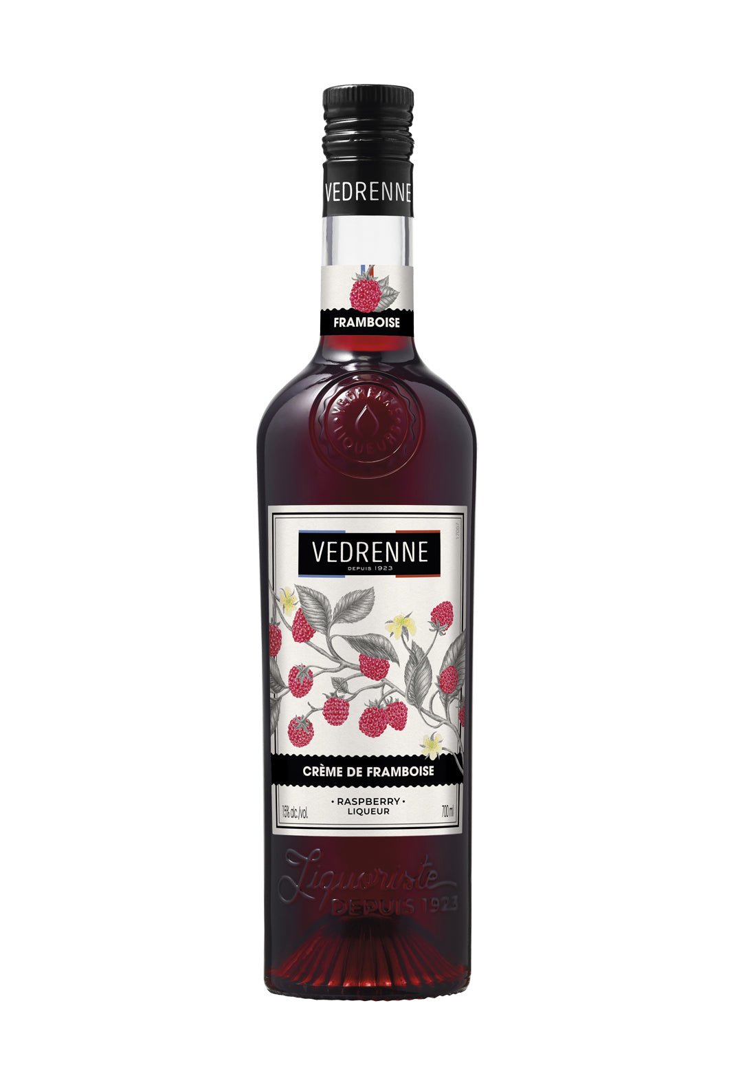 Vedrenne Creme de Framboise (Raspberry liqueur) 15% 700ml