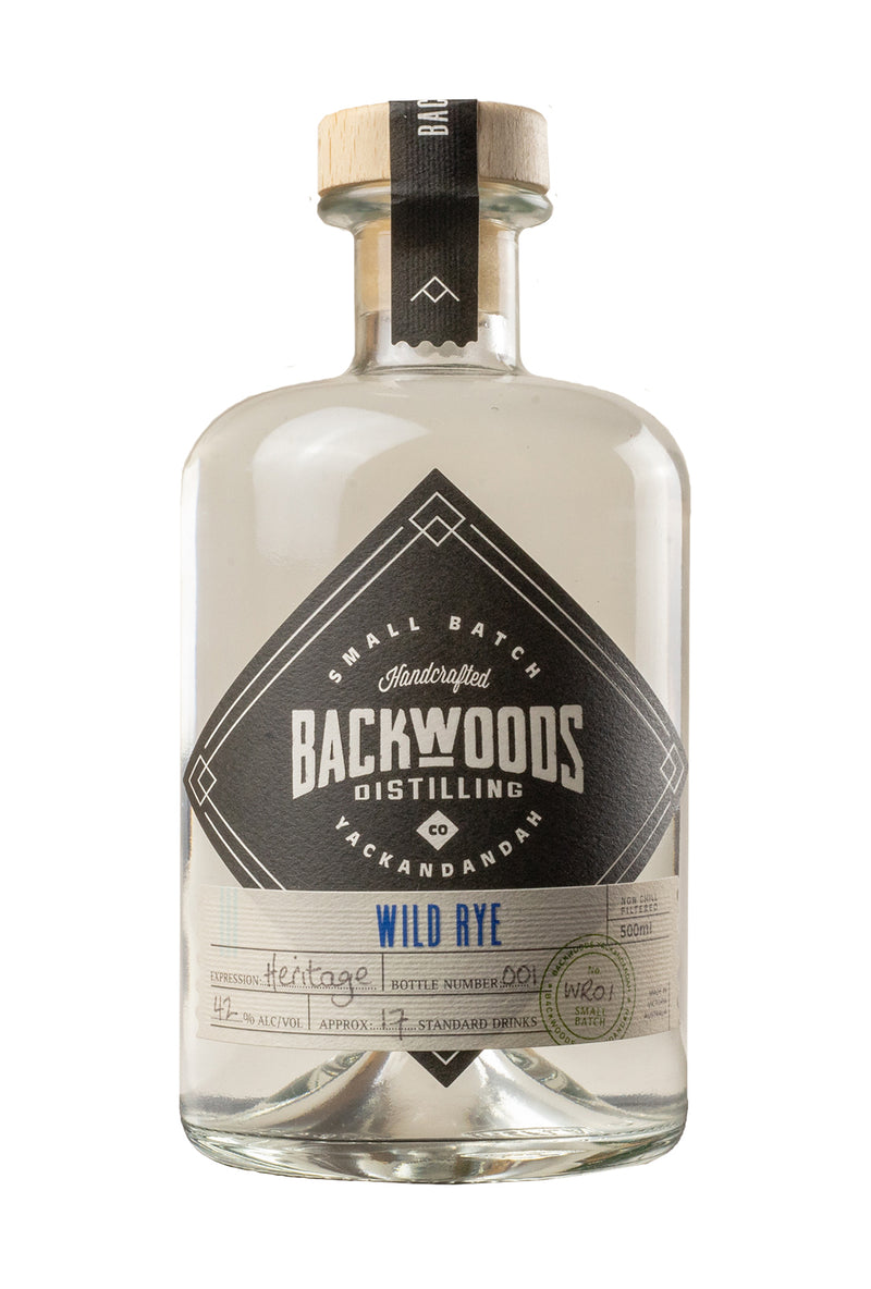 Backwood Distilling Co. Wild Rye 42% 500ml