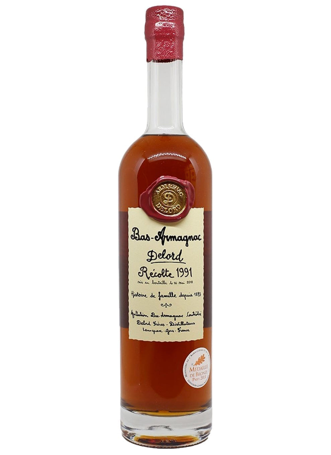 1991 Delord Bas Armagnac 40% 700ml