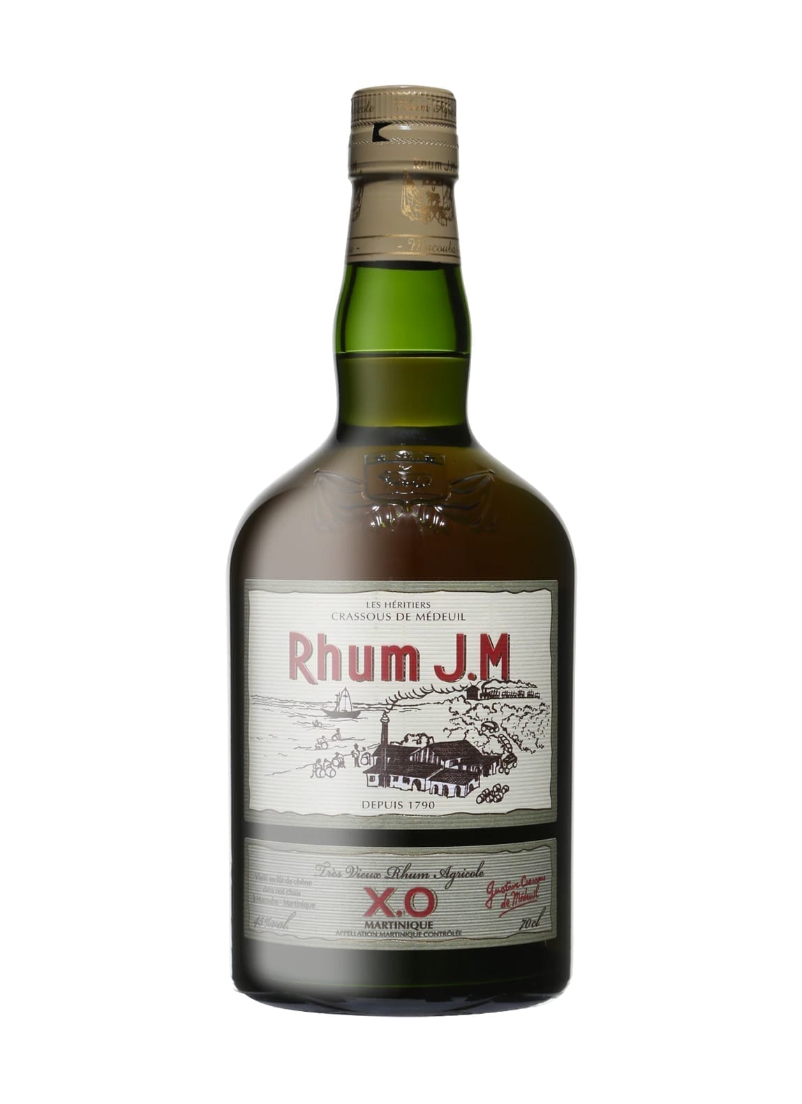 J.M Rhum Agricole Tres Vieux XO 47% 700ml