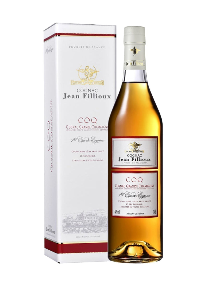 Jean Fillioux Cognac 'COQ' Grande Champagne 1er Cru 3-4yrs 40% 700ml