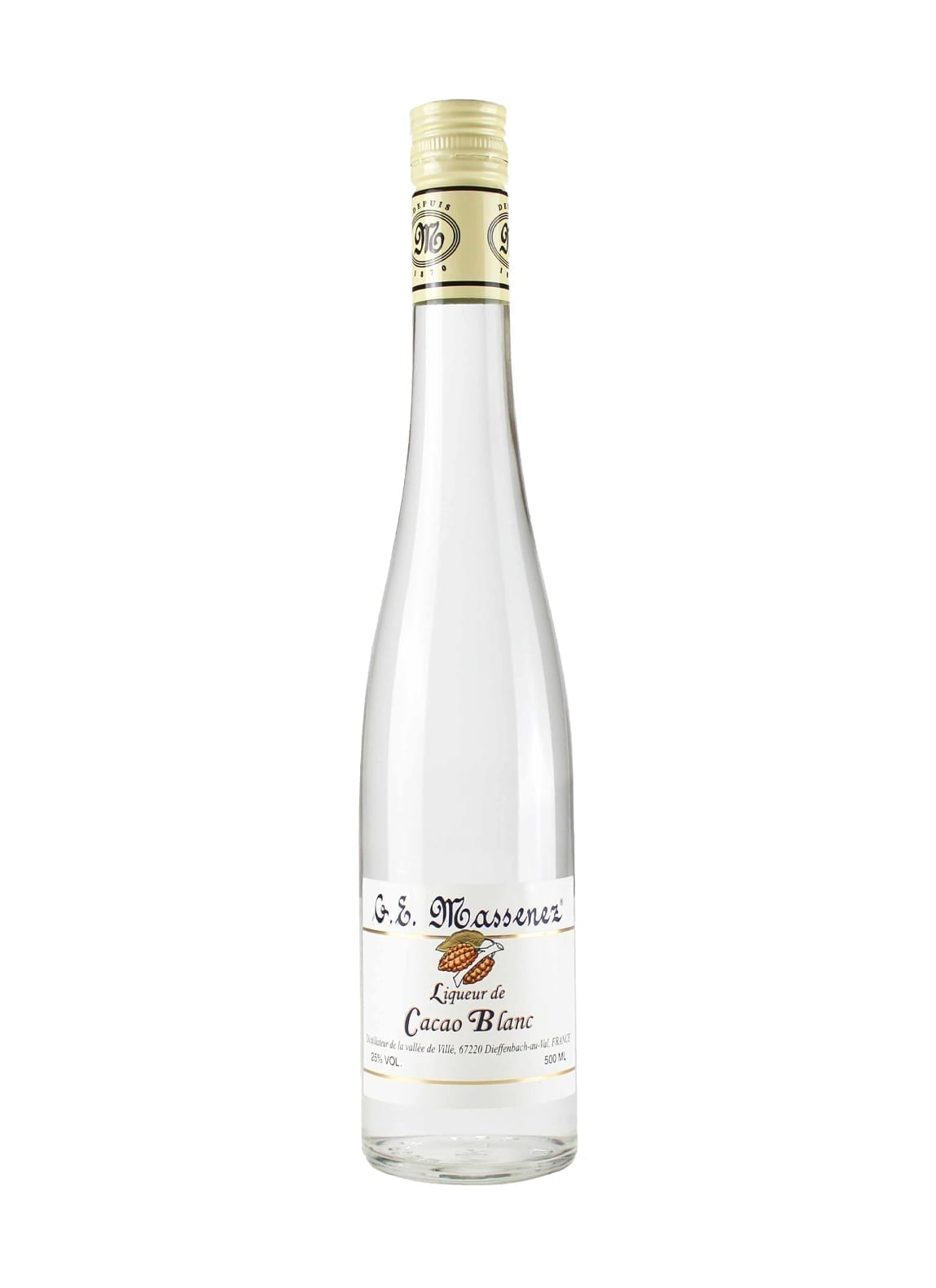 Massenez Liqueur White Cacao 25% 500ml
