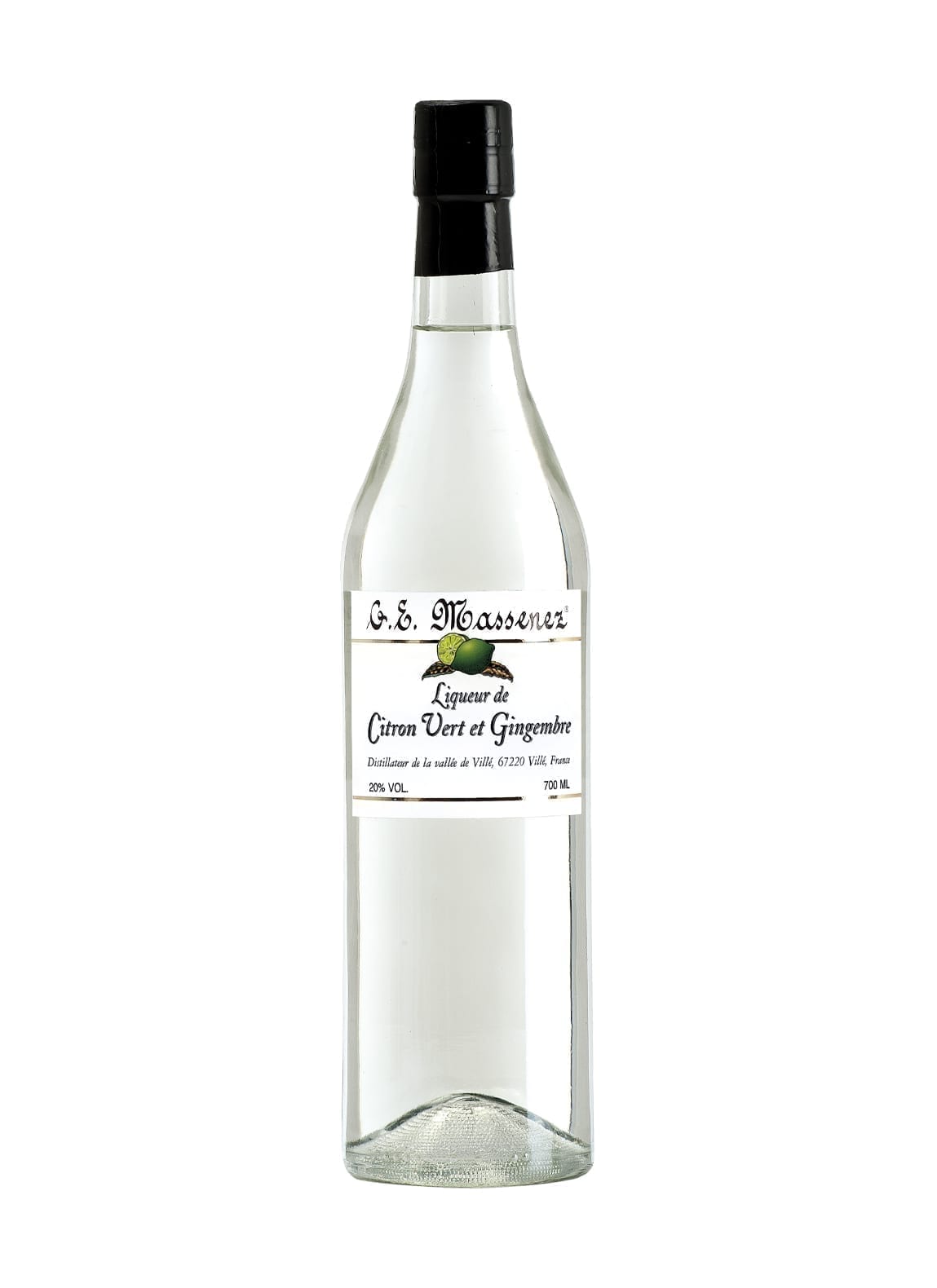 Massenez Creme de Citron Vert et Gingembre (Lime & Ginger liqueur) 20% 700ml