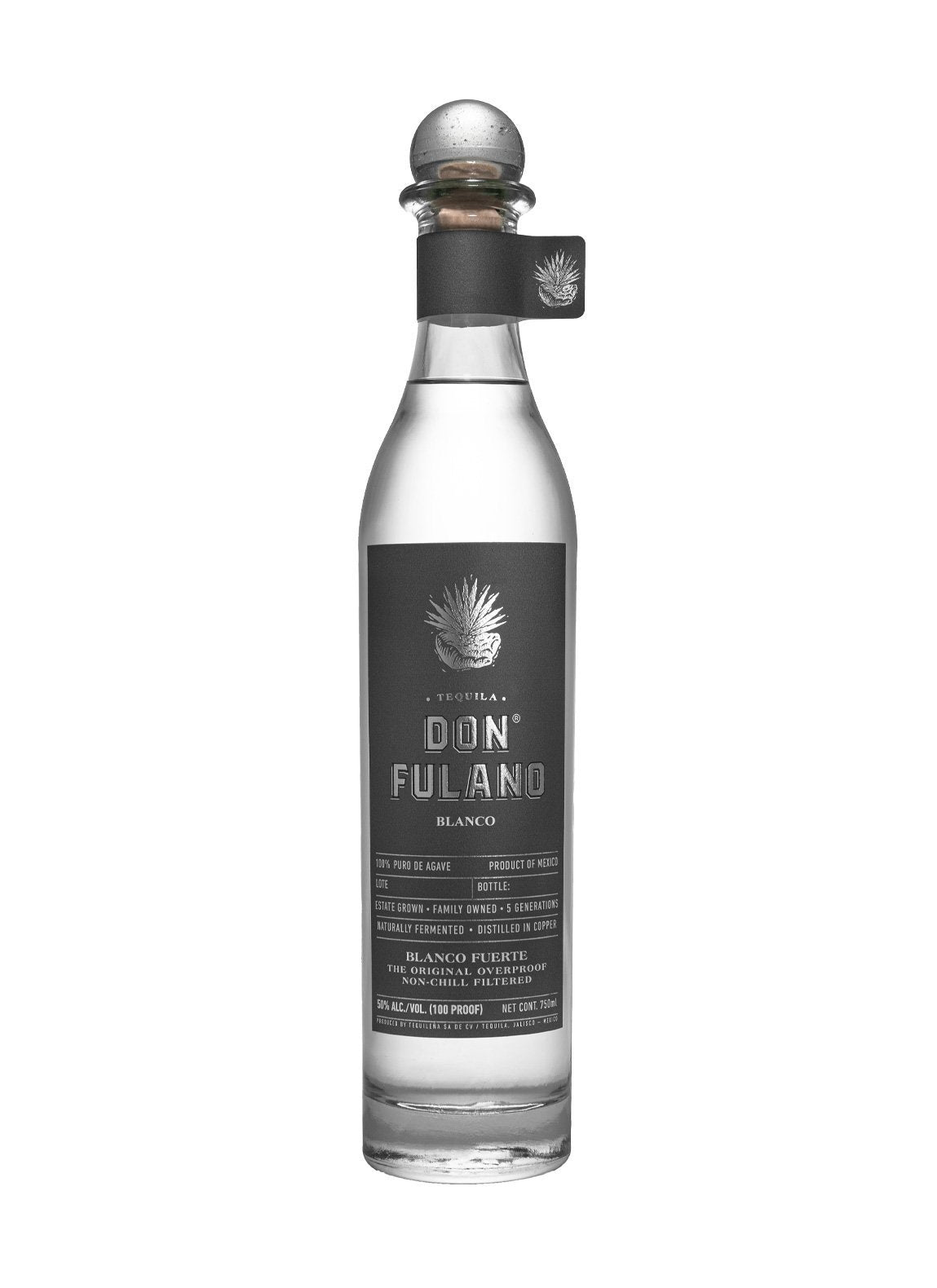 Don Fulano Fuerte 100 Proof Blanco Tequila 50% 700ml