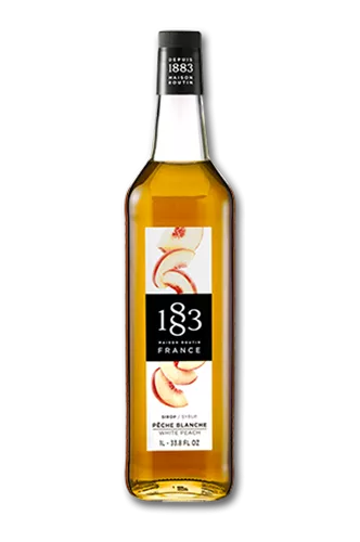 1883 Routin White Peach Syrup 1 LItre