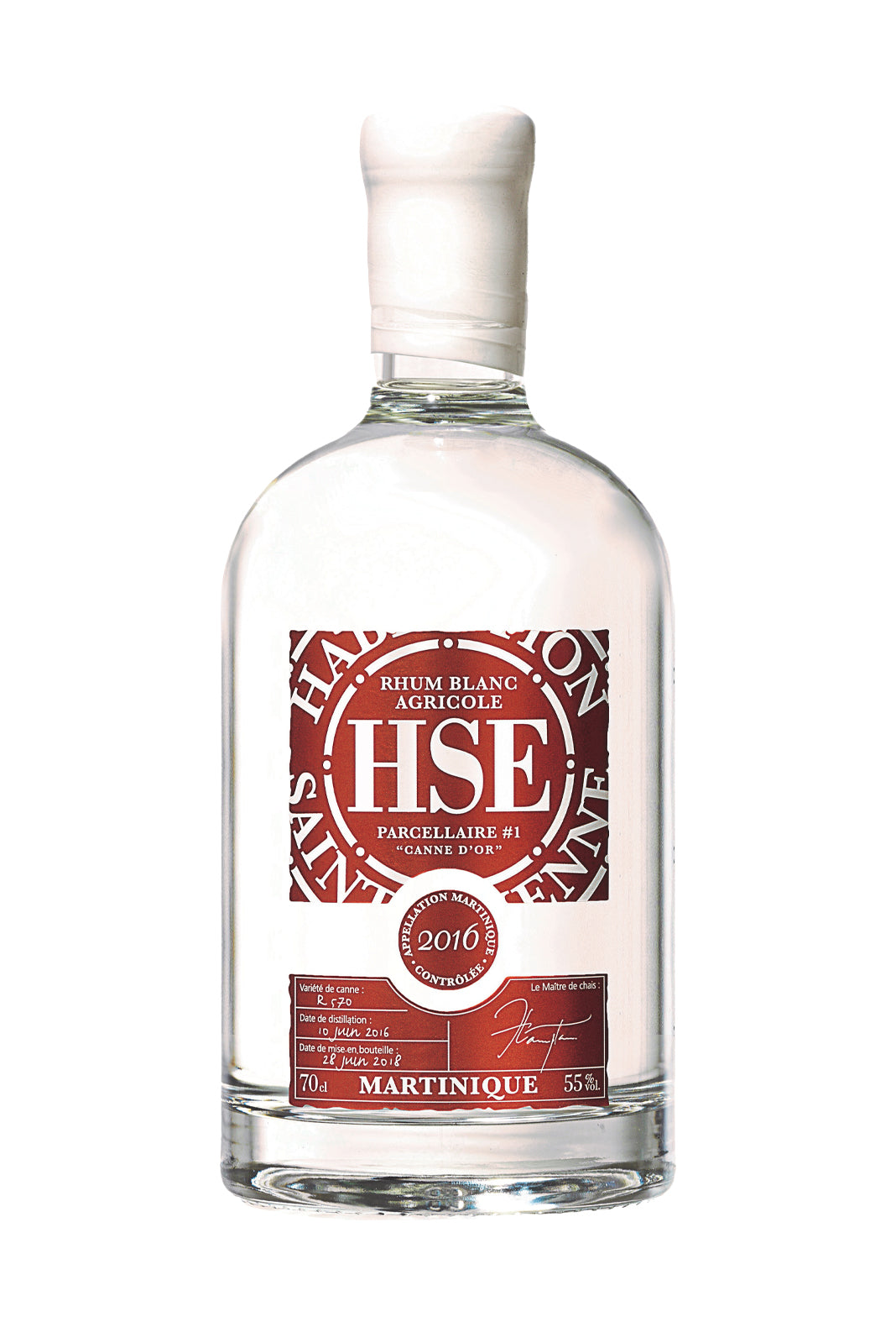 HSE Rum Agricole Blanc Parcellaire 45% 700ml