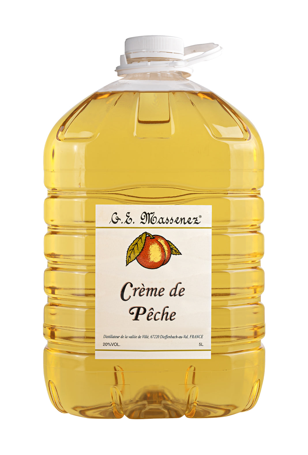 Massenez Liqueur Creme de Peche (Peach) 20% 5L