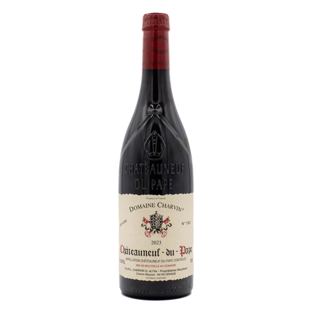 Charvin Chateauneuf-du-Pape 2023 bottle
