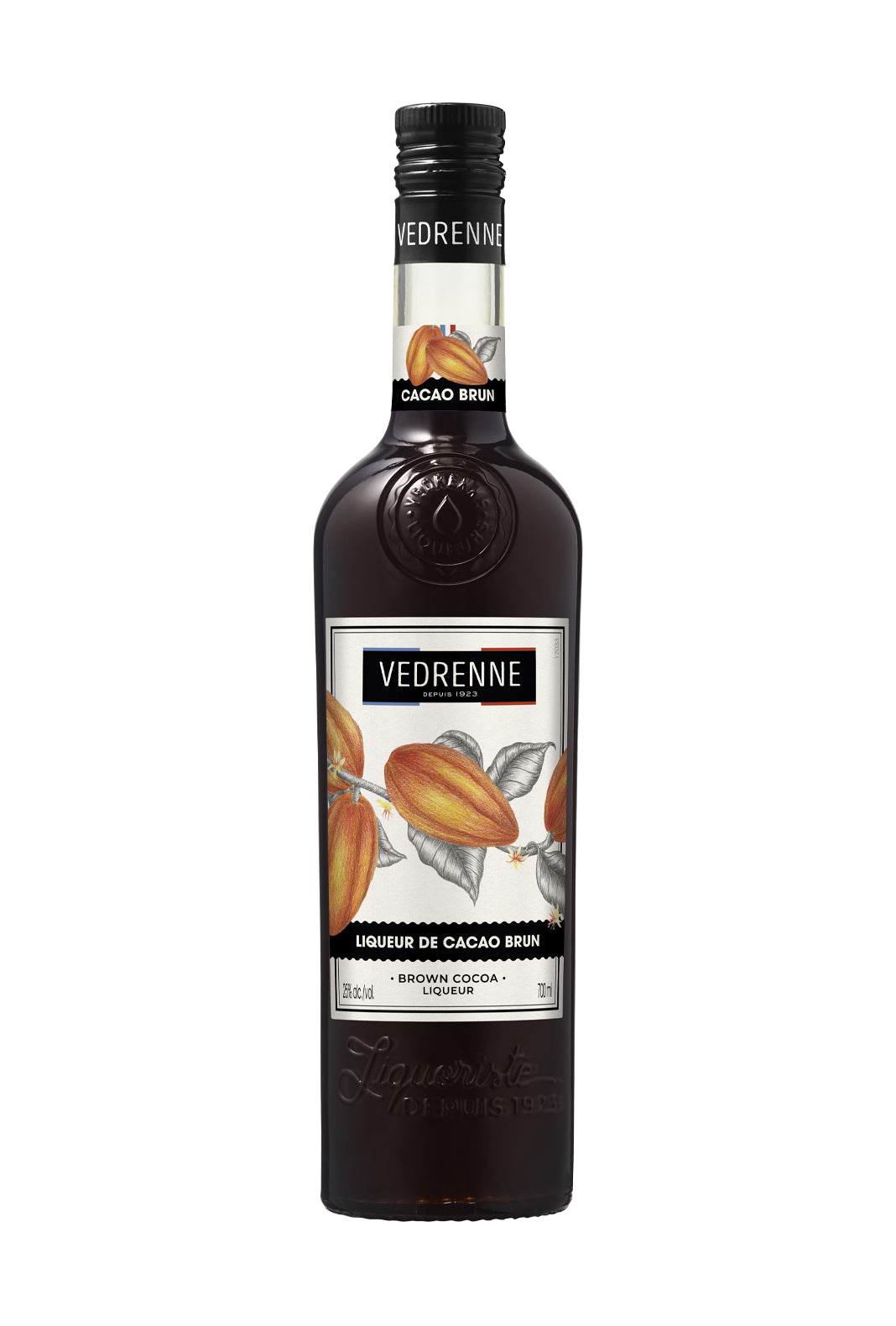 Vedrenne Liqueur de Cacao Noir (Dark Cocoa) 25% 700ml