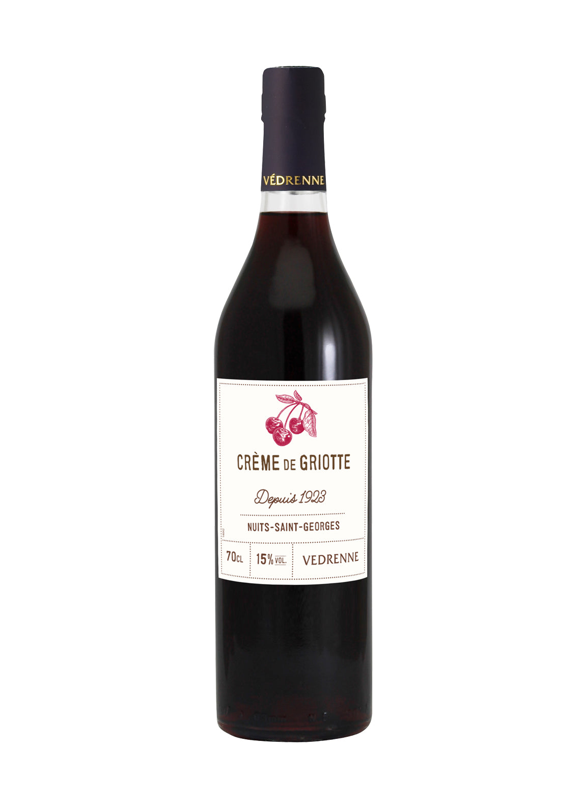 Vedrenne Creme de Griotte (Morello Cherry liqueur) 15% 700ml