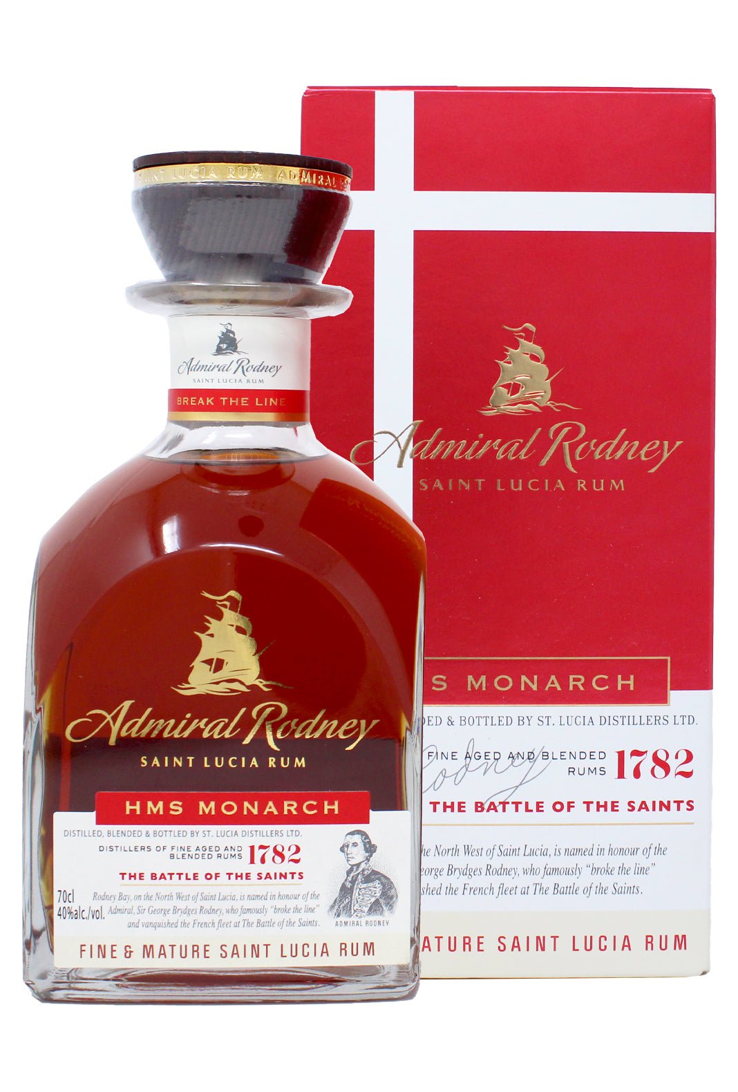 Admiral Rodney MONARCH rum 40% 700ml