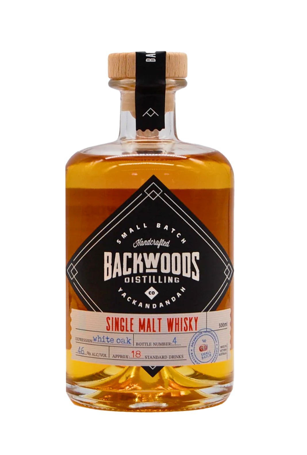 Backwoods Single Malt White oak Expression 46% 500ml