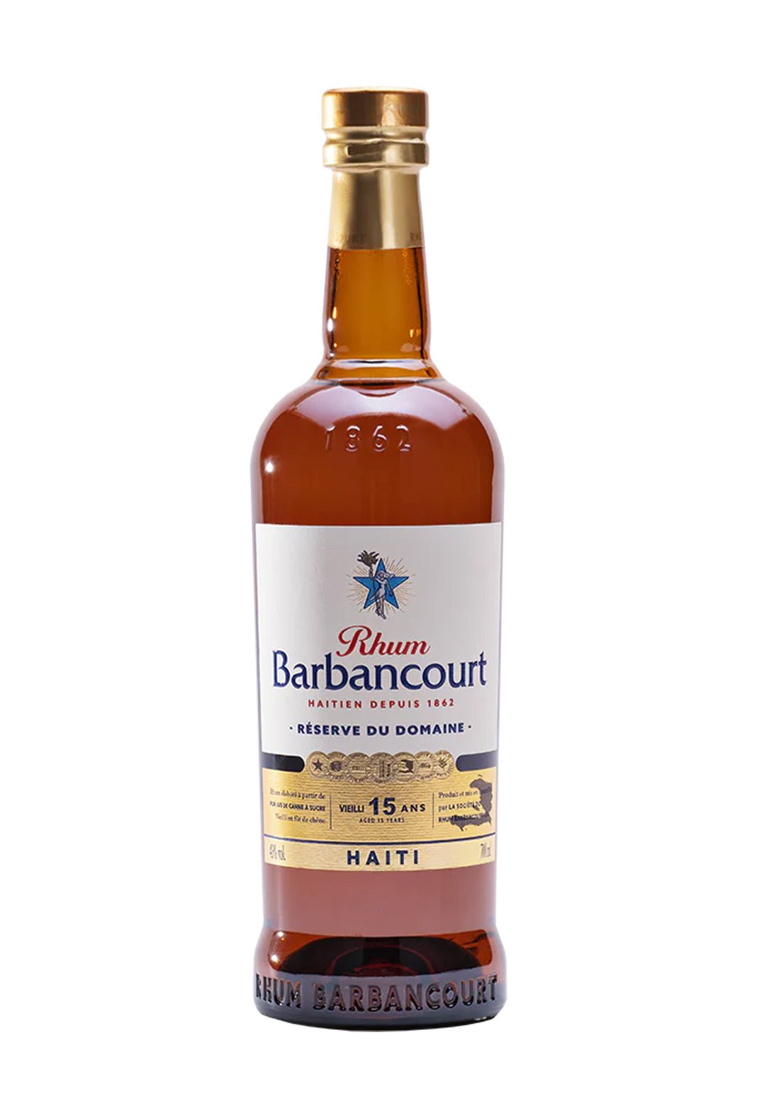 Barbancourt Rum (Agricole style) 15yrs Haiti 43% 700ml