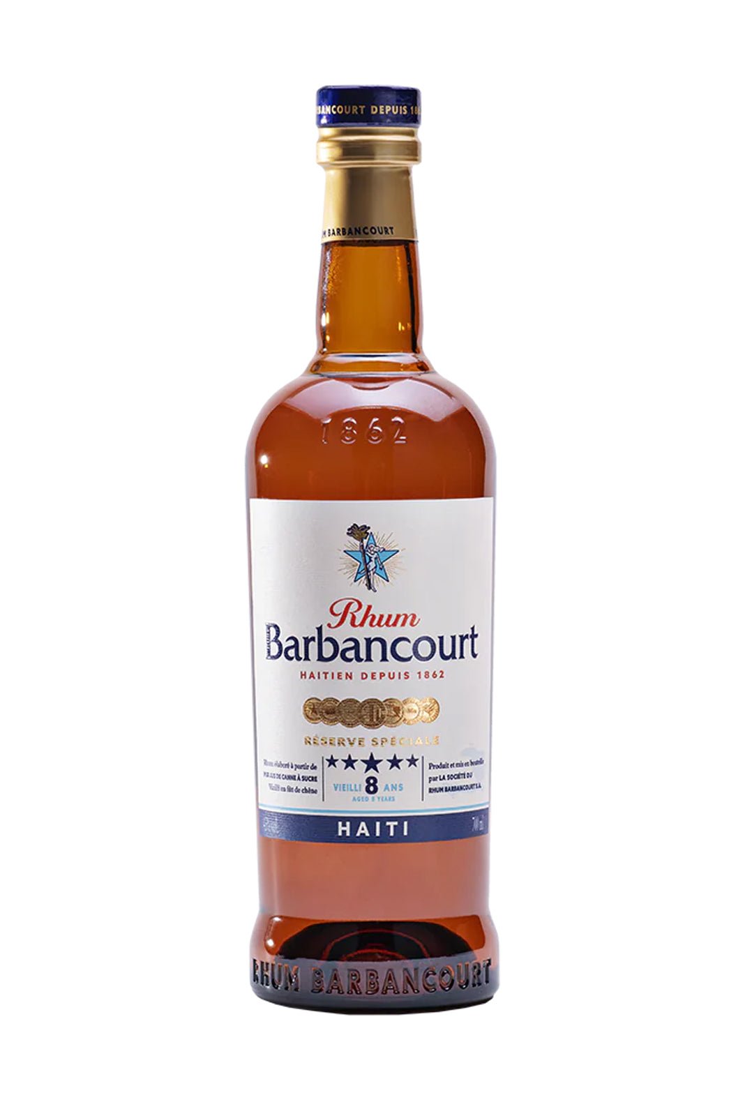 Barbancourt Rum (Agricole style) 8yrs Haiti 43% 700ml