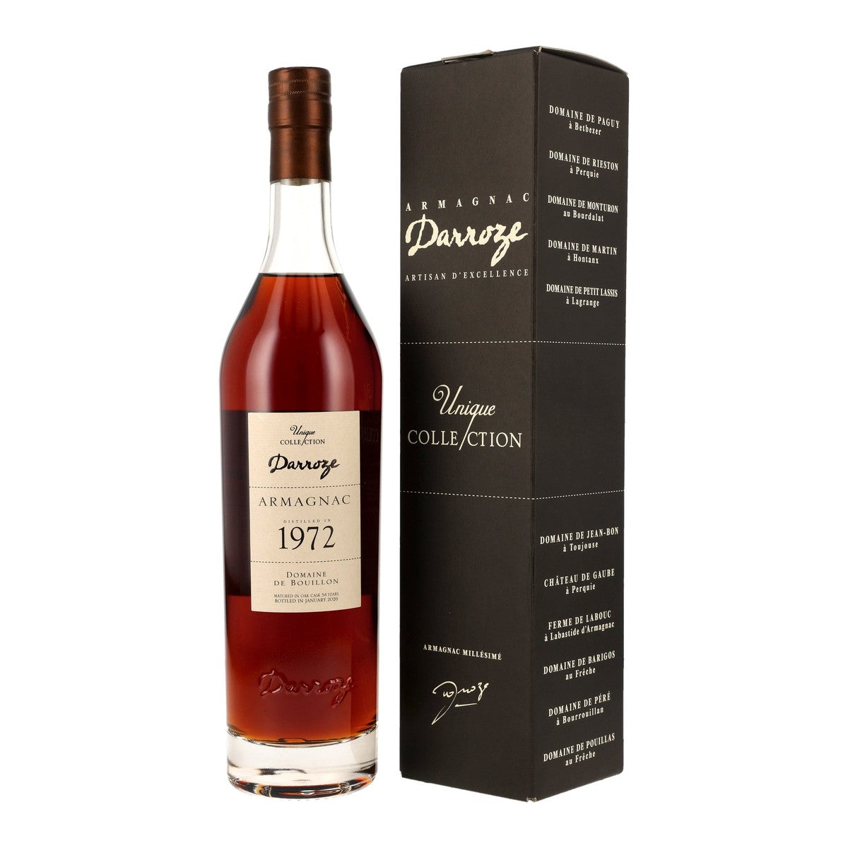 Francis Darroze 1972 Domaine de Bouillon Armagnac-Tenareze 42.5% 700ml