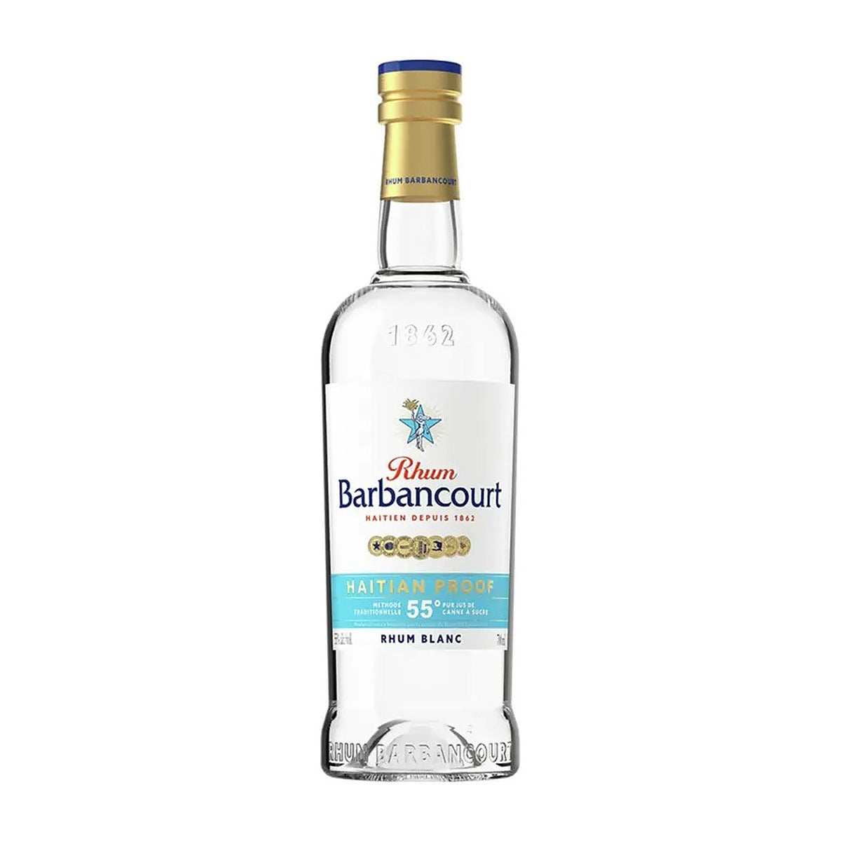 Barbancourt Rhum Blanc Haitian Proof 55% 700ml