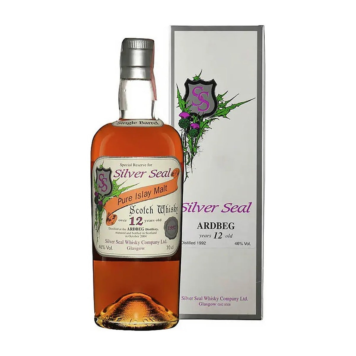 Ardbeg 12 Year 1992 Silver Seal Islay Single Malt Whisky 46% 700ml