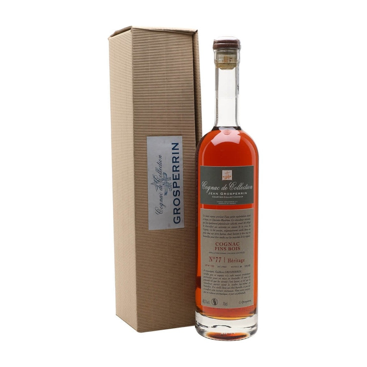 Grosperrin No 77 Fins Bois Cognac 40.5% 700ml