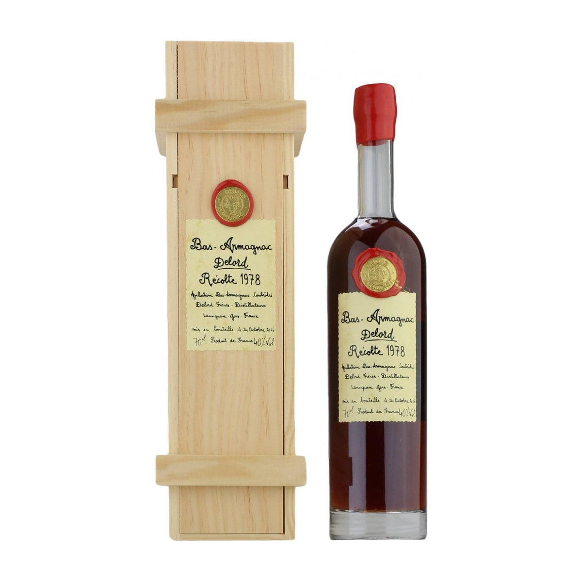 Delord 1978 Bas-Armagnac 40% 700ml (Wooden Box)
